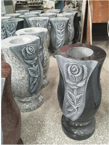 Granit Headstone Flower Vase