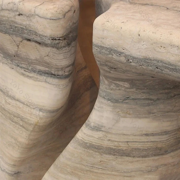 Travertine Top Console Table high quality