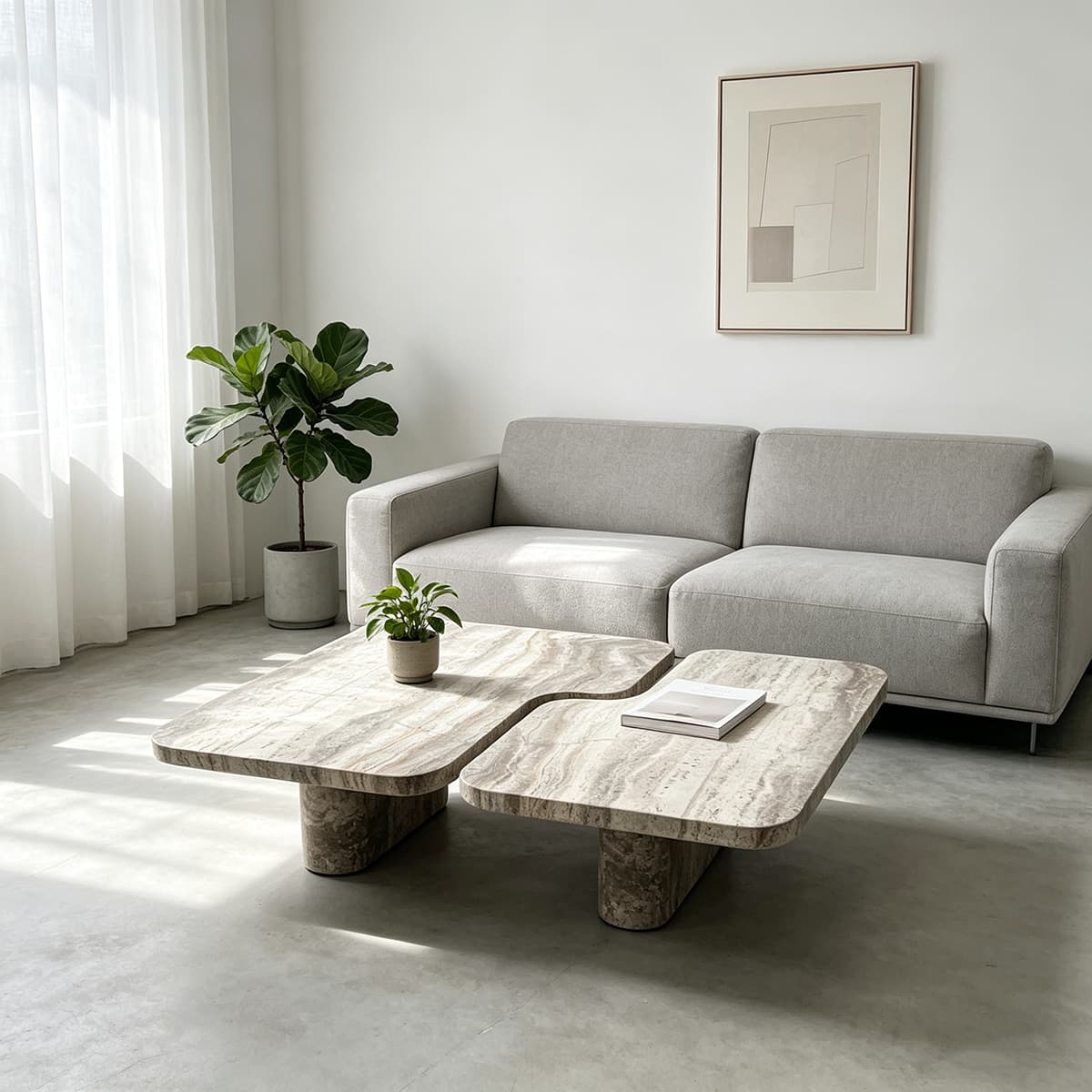 Silver Grey Travertine Coffee Table application Silver Grey Travertine Coffee Table application