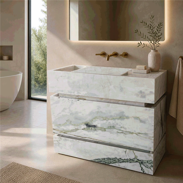 Sink tal-bastiment tal-irħam abjad