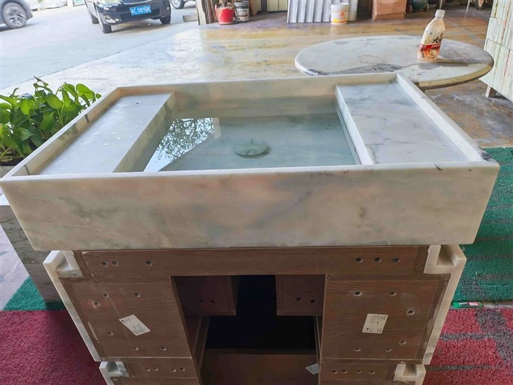 Lilac White Marble Bathroom Vanity4
